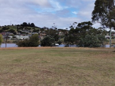 looking across the esplanade
